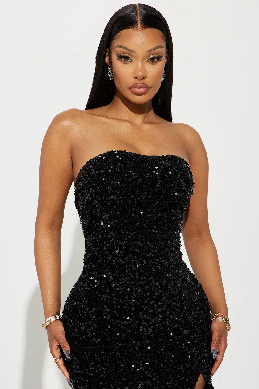 Dahlia Sequin Gown - Black Dahlia Sequin Gown - Black
