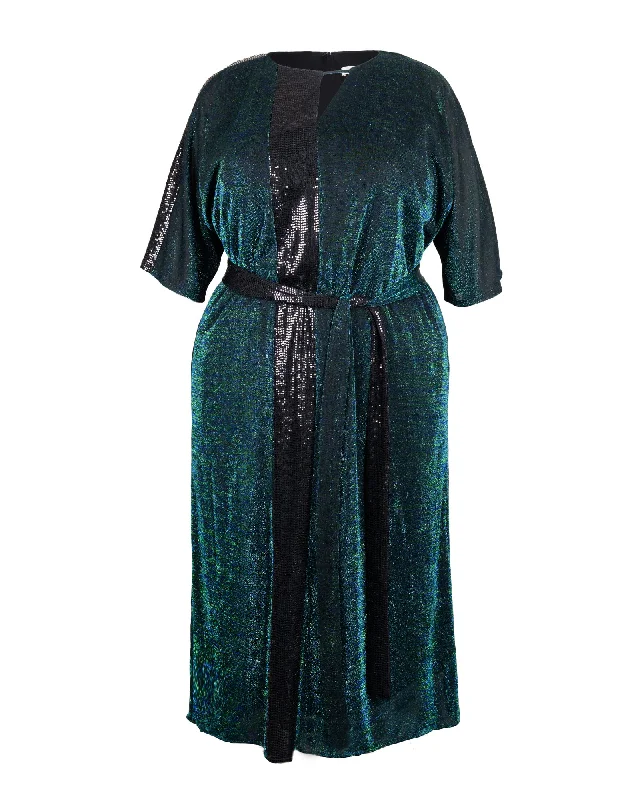 Aretousa | Metallic Green Graduation unclassified skirts